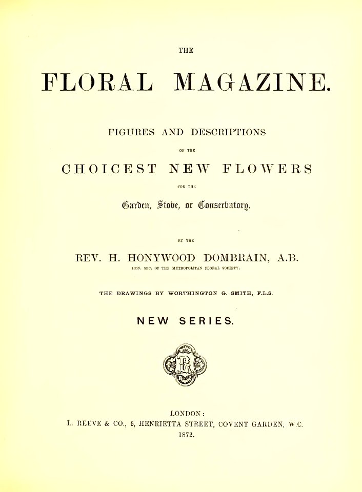 1872 New Series Floral