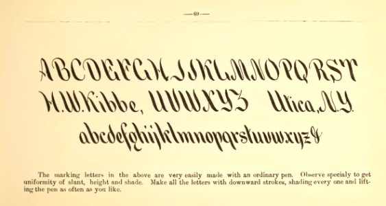 Penmanship 73