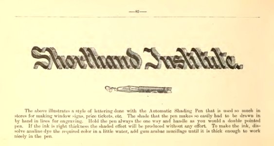 Penmanship 86