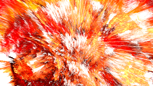 Red, orange and white splash painting. Free illustration for personal and commercial use.