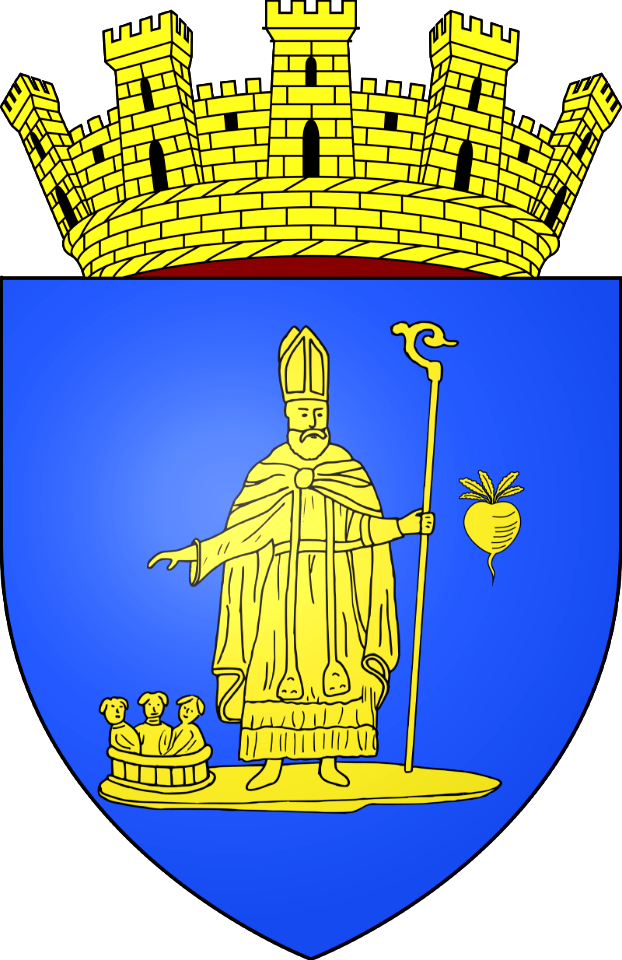 Blason ville be Sint-Niklaas (avec ornements)_1600-2469