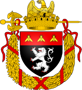 Blason ville fr ghent-Empire avec ornement_1600-1759