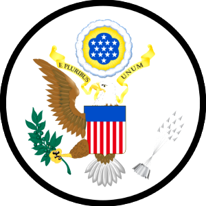 Great Seal of the United States (obverse)_1600-1599. Free illustration for personal and commercial use.