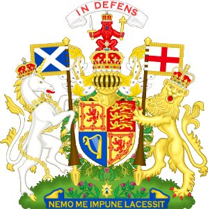 Royal Coat of Arms of the United Kingdom (Scotland)_1600-1605. Free illustration for personal and commercial use.