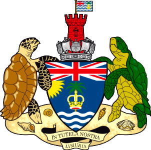 Coat of arms of the British Indian Ocean Territory_1600-1588. Free illustration for personal and commercial use.