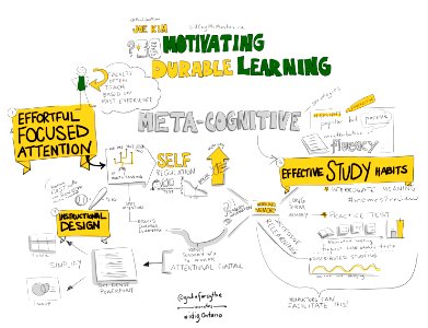 @ProfJoeKim #idigOntario keynote #viznotes Durable Learning. Free illustration for personal and commercial use.