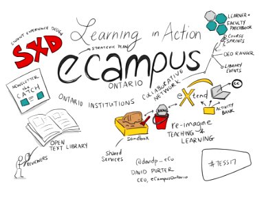 @davidp_eCo #TESS17 keynote address what's @eCampusOntario doing?