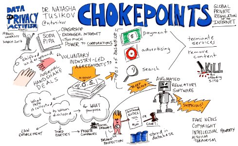 Chokepoints: Global Private Regulation of the Internet by @ntusikov @BrockFOSS #viznotes