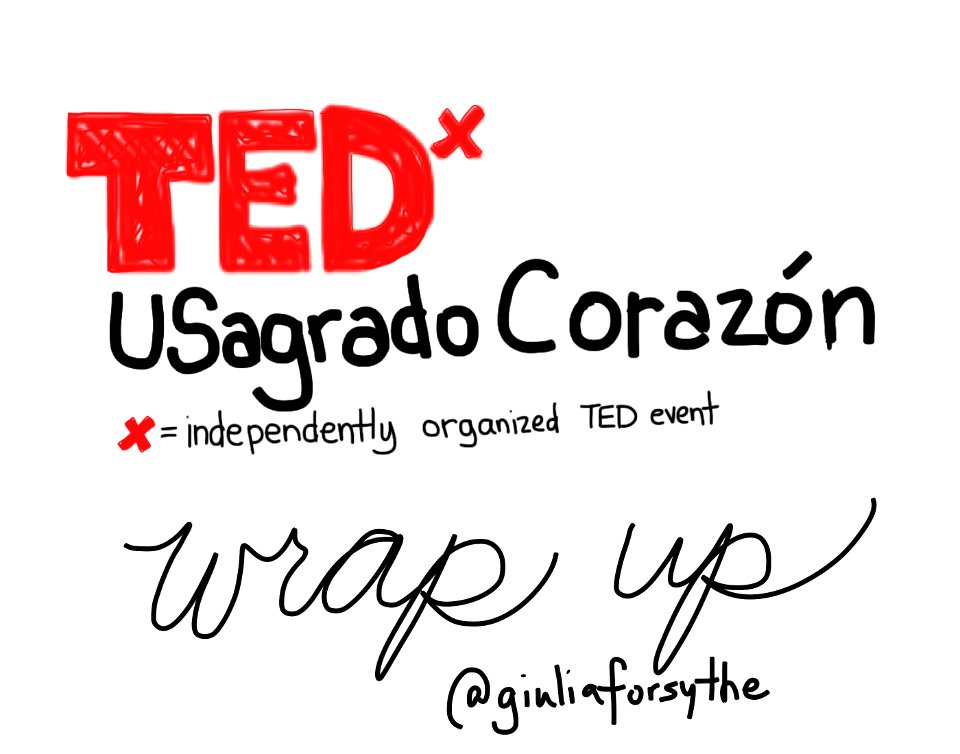 TEDx USagrado Corazon Wrap up