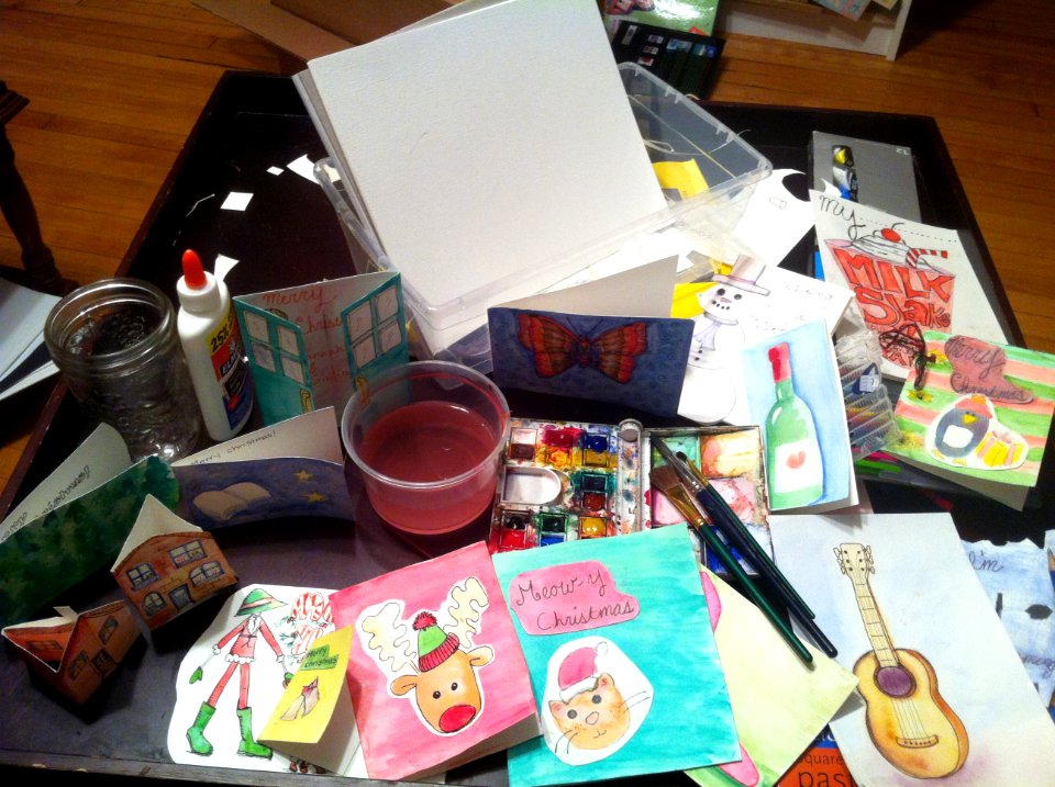 Christmas Clutter of the creation kind