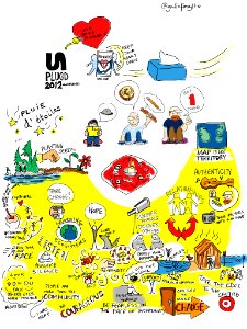 UnPlug'd 2012 Visual Notes. Free illustration for personal and commercial use.