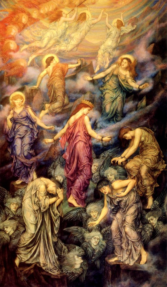 The Kingdom of Heaven Suffereth Violence and the Violent Take it by Force - Evelyn De Morgan