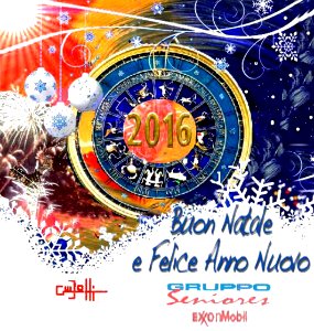 BUON ANNO 2016. Free illustration for personal and commercial use.