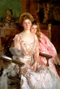 Mrs. Fiske Warren and her daughter Rachel - John Singer Sargent