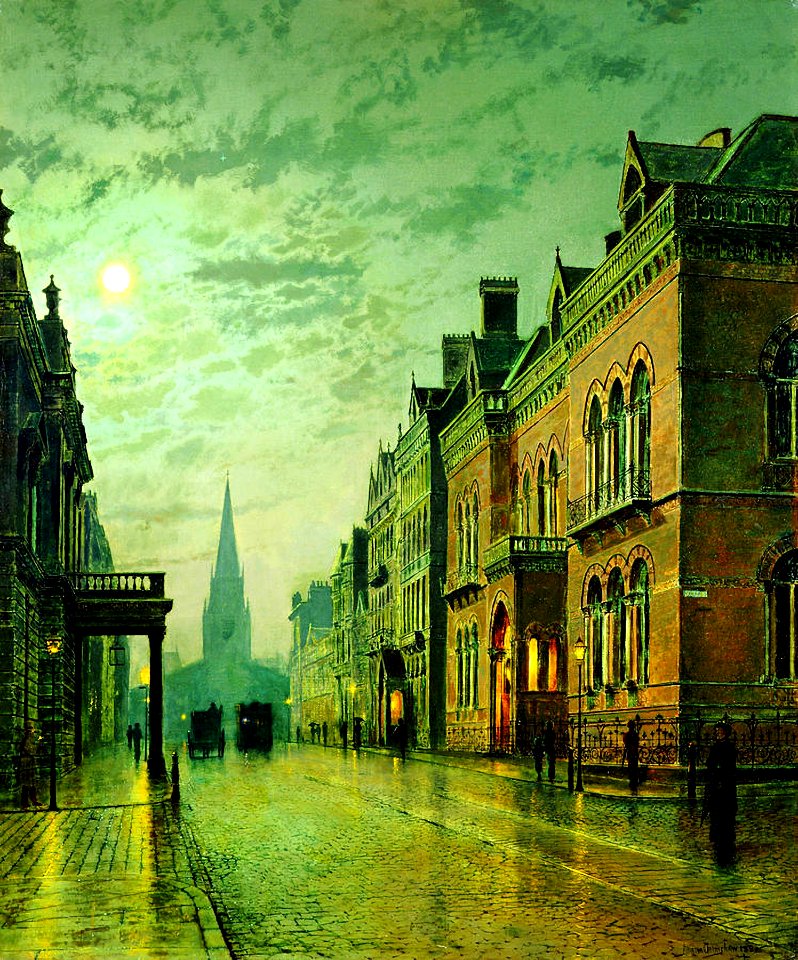 Park Row , Leeds - John Atkinson Grimshaw