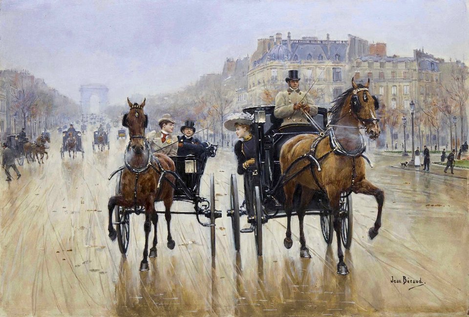 Rond-Point des Champs-Élysées - Jean Béraud