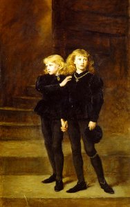 The two Princes Edward and Richard in the Tower - John Everett Millais