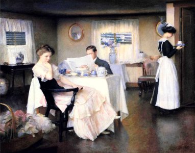 The breakfast - William McGregor Paxton