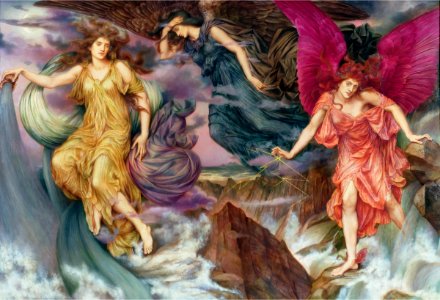 The Storm Spirits - Evelyn De Morgan