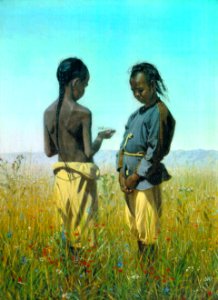 The children of the tribe Solonov - Vasily Vereshchagin