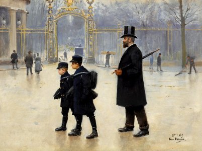 Le Parc Monceau - Jean Beraud