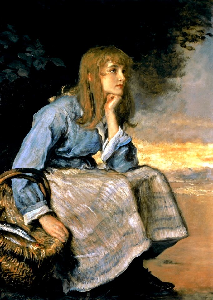 Caller Herrin'  - John Everett Millais