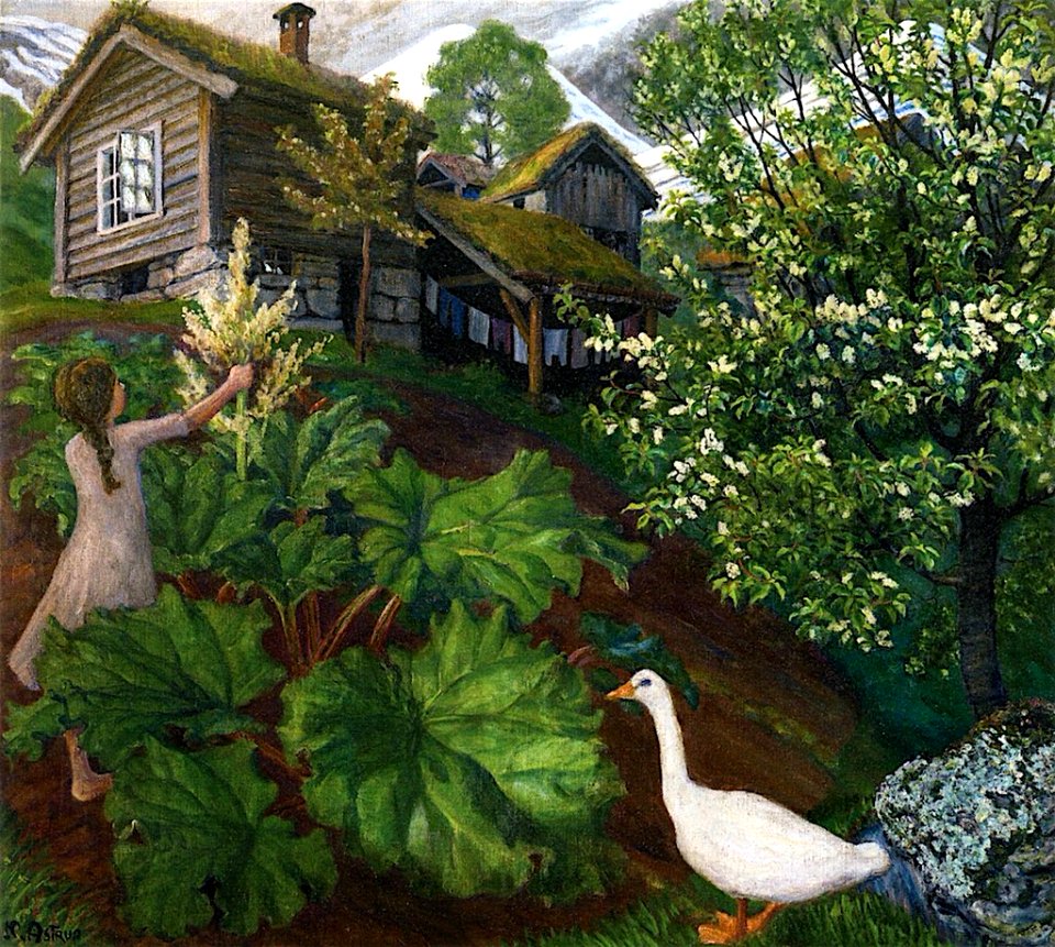 Natlys, Rhubarb, Goose and House – Nikolaï Astrup