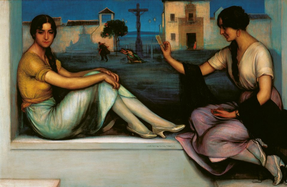 The fortune-telling - Julio Romero de Torres