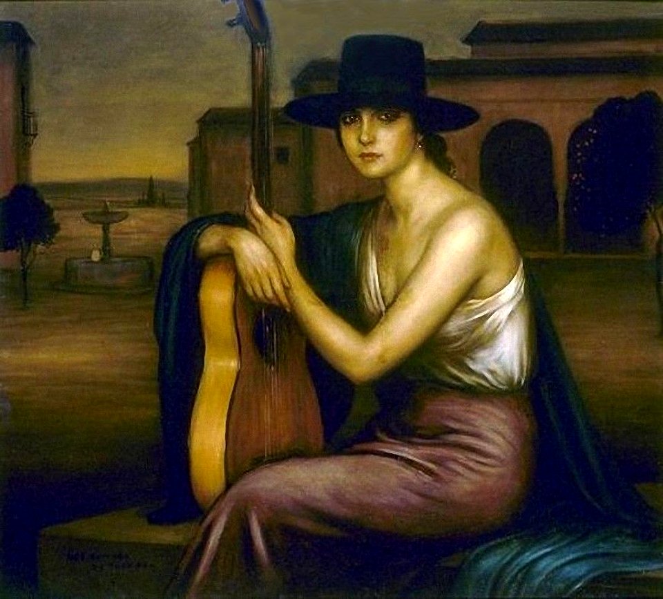 The guitarist - Julio Romero de Torres