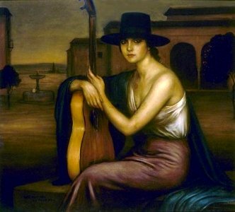 The guitarist - Julio Romero de Torres