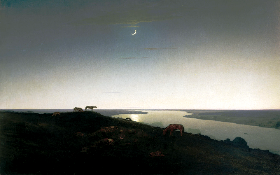 Night - Arkhip Ivanovich Kuindzhi
