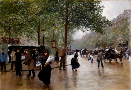 Sur Les Grands Boulevards - Jean Béraud