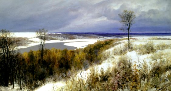 Early snow - Vasily Polenov