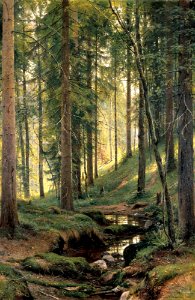 Brook in a Forest -  Ivan Shishkin