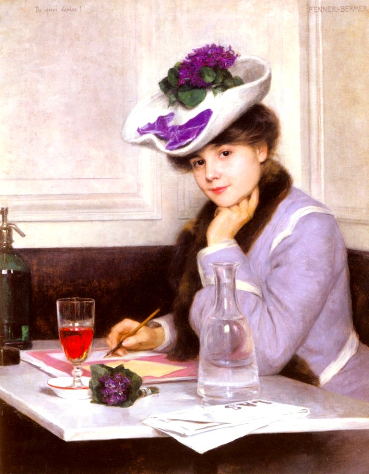 What to write - Hermann Fenner-Behmer