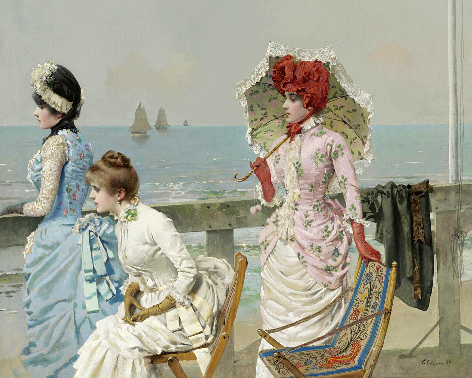 Afternoon at the Sea - Vittorio Matteo Corcos