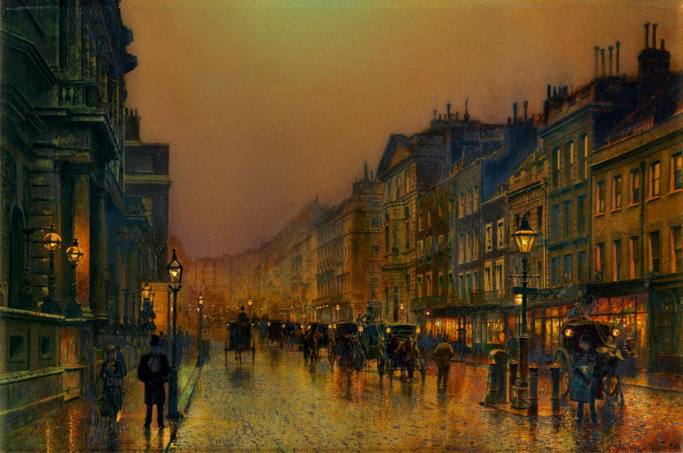 London, St James Street - John Atkinson Grimshaw