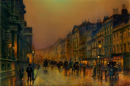 London, St James Street - John Atkinson Grimshaw
