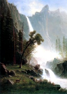 Yosemite Falls - Albert Bierstadt