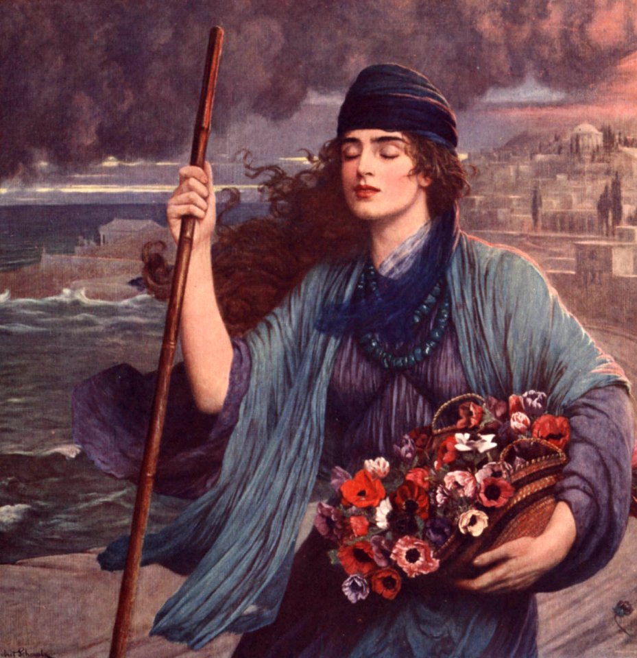 Nydia, the blind girl of Pompei - Herbert Gustave Schmalz