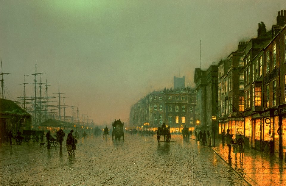 Liverpool from Wapping - John Atkinson Grimshaw