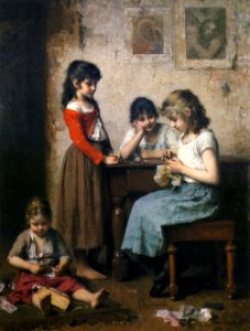 The Young Seamstress - Alexei Harlamoff