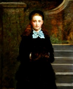 Portrait of  Alice, the Artist's Daughter -  John Everett Millais