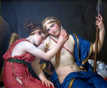 The Farewell of Telemachus and Eucharis -  Jacques-Louis David