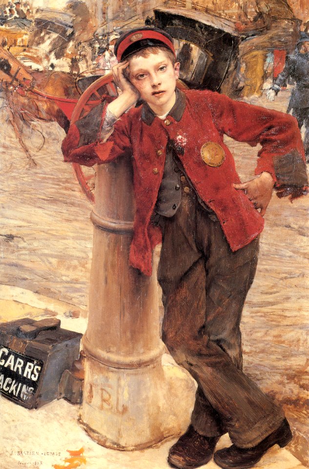 The London Bootblack - Jules Bastien-Lepage