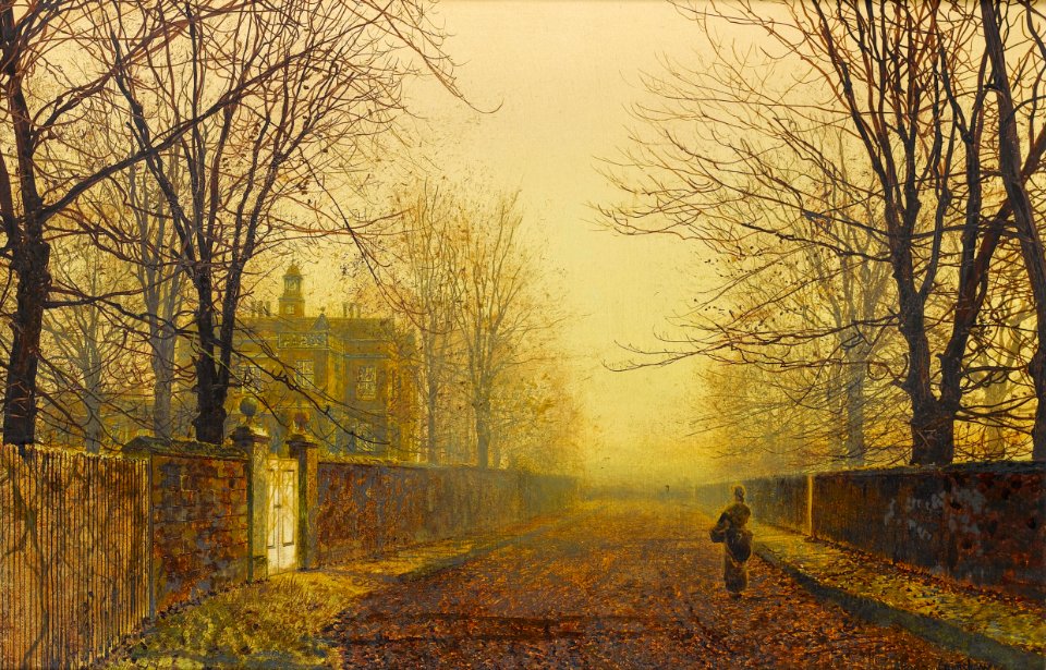 Golden Autumn –  John Atkinson Grimshaw