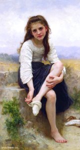 Before The Bath - William Adolphe Bouguereau