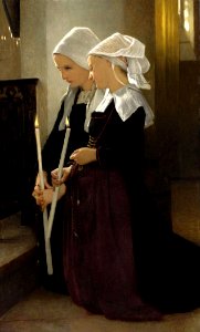 Prayer at Sainte-Anne-d'Auray - William Bouguereau
