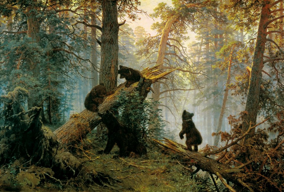 Morning in a Pine Forest -- Ivan Shishkin
