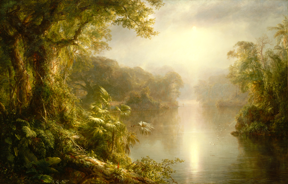 El Rio De Luz -- Frederic Edwin Church